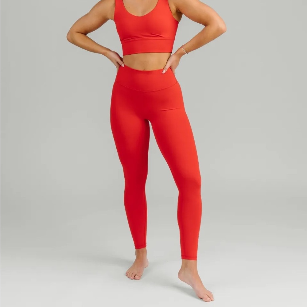 ZYIA Active Light n Tight High Rise Full Length Leggings Red Venom Snake Print
